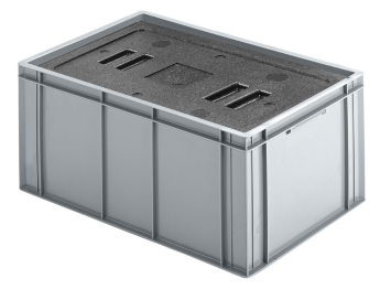 EPP Thermobox 25 l, in geschlossener Kiste 600 x 400 x 273 mm