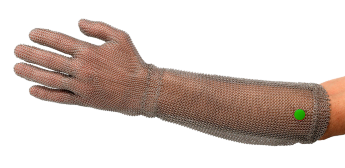 WILCO-​metal mesh glove, DETECTABLE, with 20 cm cuff