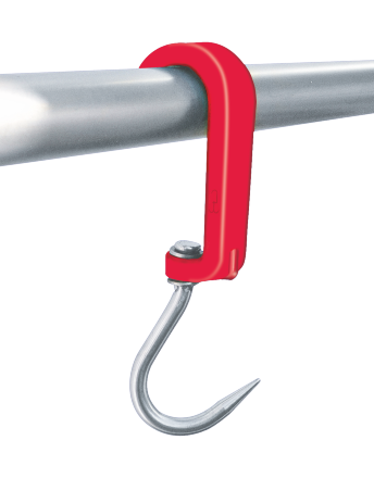 Sliding hooks made of Polyamid with stainless steel hook