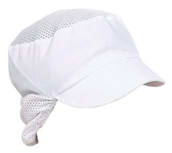 Snood cap with net insert and hair protection