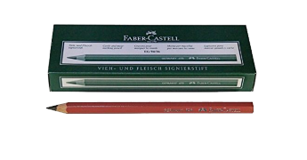 FABER CASTELL meat marking pencils Nr. 698, brown