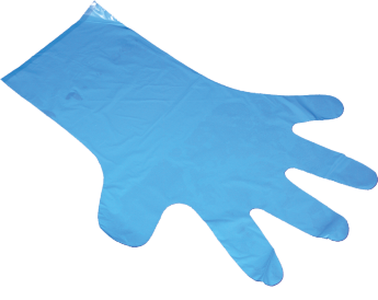 Disposable poly gloves PE