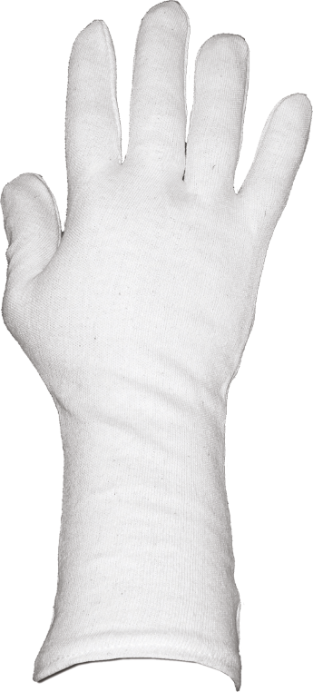 Baumwoll-​Unterziehhandschuh 35 cm