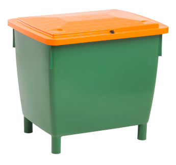 Large container 400 l, hinged lid