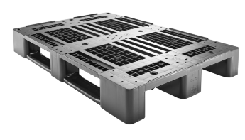 D1 ECO Universal use Plastic Pallet, 3 Runners