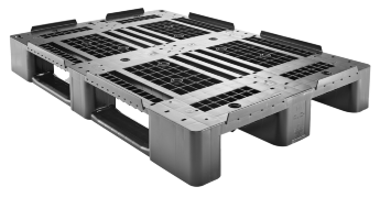 D1 ECO Universal use Plastic Pallet, 3 Runners