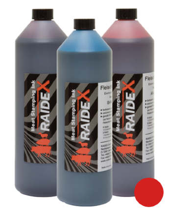 RAIDEX Meat stamping ink red, 1 litre