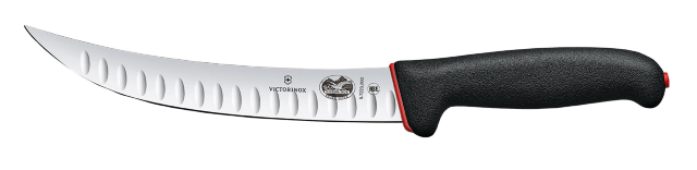 Victorinox Fibrox Dual Grip, Schlachtmesser 20 cm, gebogen, schmal, Kullenschliff
