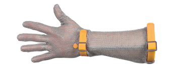 Metal mesh glove GCM, with cuff