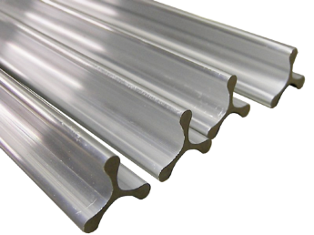 Skewer of aluminium star profile