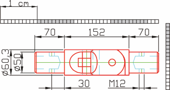 Waisted universal joint