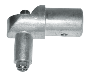 Meat rail end plug of Aluminium