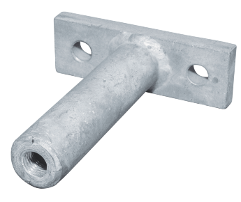 Ceiling attachment of galvanized steel