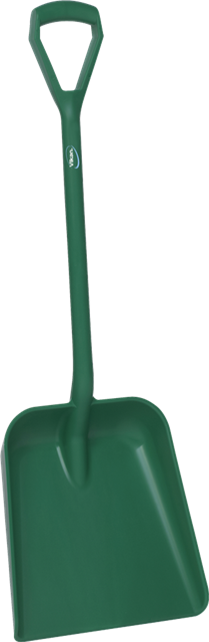 Ergonomic shovel with drain holes, 380 x 340 x 90 mm, 1305 mm