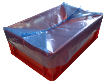 Disposable covering  hoods for EURO boxes