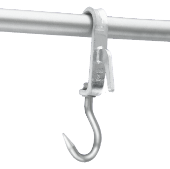 Sliding hook for cattle with stainless steel sub-​hook