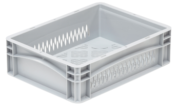 Euro container basicline BLO43H2, perforated sides/bootom