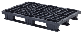 EO1 Lightweight Plastic Pallet, 3 Runners