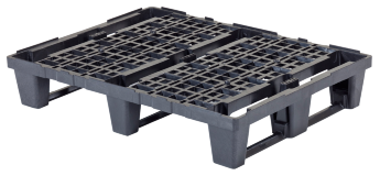 EO2 Lightweight Plastic Pallet 3 runners