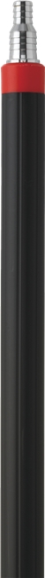Aluminium Handle, waterfed, Ø31 mm, 1565 mm, Black
