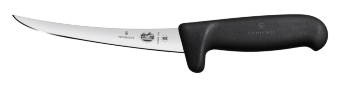 Boning knife 15 cm, narrow, curved, with safety handle