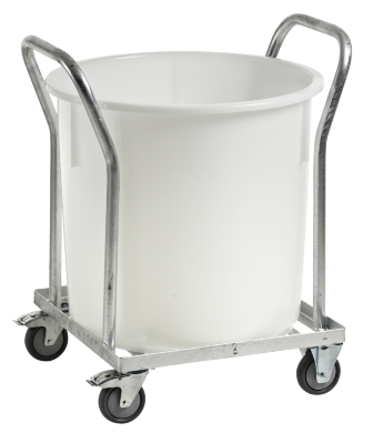 Trolley for 200 l round container