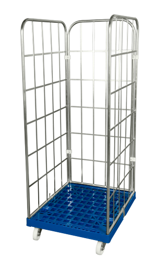 Rollcage with plastic base, type 3-​sided