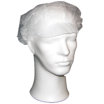 Bouffant cap, with peak