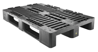 H1L Plastic Pallet, conductive, 3 Runners