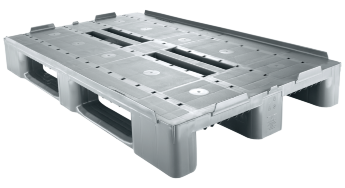 CS1 ECO Universal use Plastic Pallet, 3 Runners