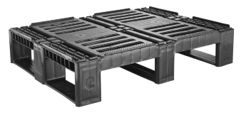 CR2 ECO Plastic Pallet, 3 runners