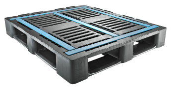 CR3 ECO Heavy Duty Plastic Pallet, 5  Runners