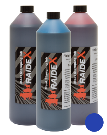 RAIDEX Meat stamping ink blue, 1 litre
