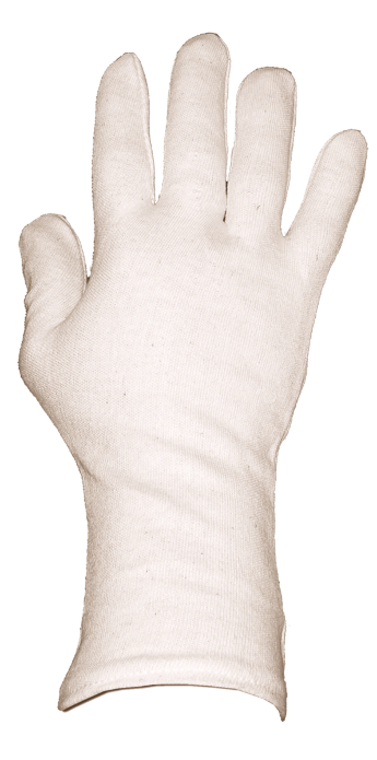Pamučne donje rukavice 28 cm, za muškarce