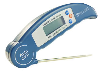 Metall-​ und röntgendetektierbares Thermometer