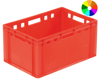 Plastic meat crate E3