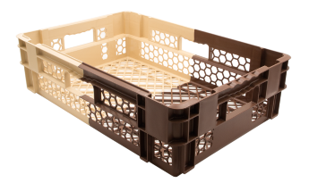 Bread crate Evolution, Stacking and nesting crate