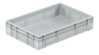 Perforated Euro norm container