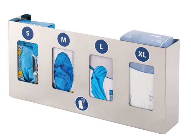 Dispenser for 4 boxes disposable gloves