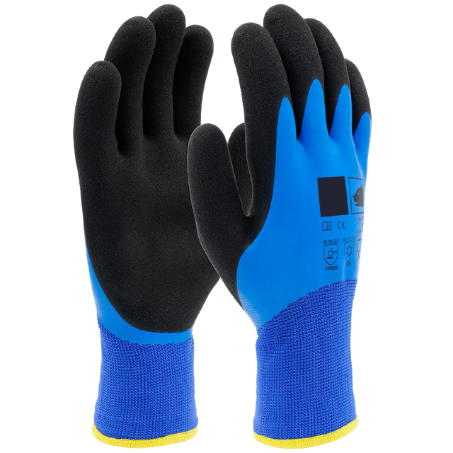 Winter latex glove