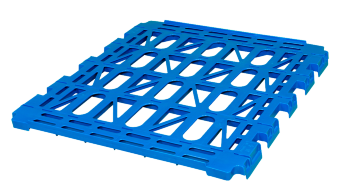 Intermediate floor for trolleys for e-​boxes