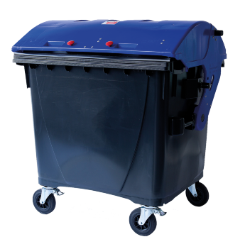 Large waste container 1,100l -​ plastic