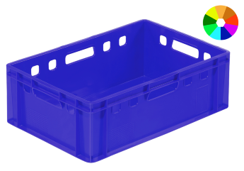 Plastic meat crate E2 -​ various colours