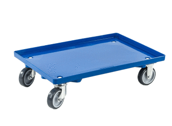 Plastic scooter with 4 rubber swivel castors