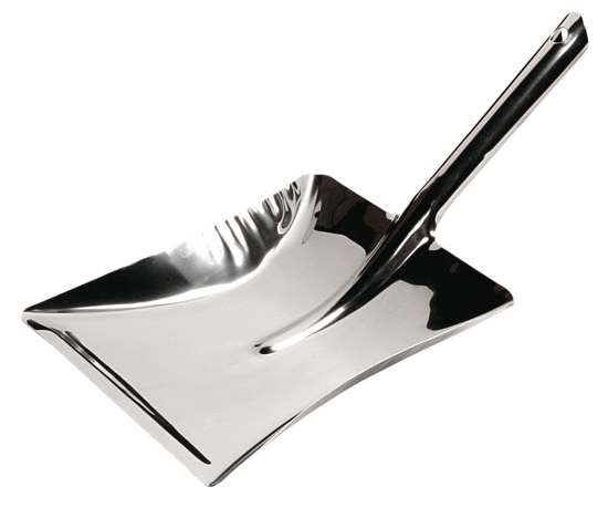 Stainless steel dustpan