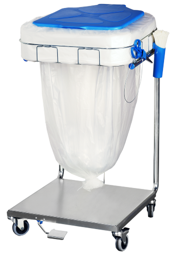 Longopac Stand Maxi PEDAL INOX (floor frame)