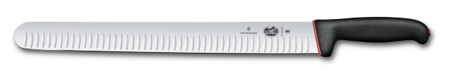 Victorinox Fibrox Dual Grip, Schinkenmesser, Kullenschliff, 36 cm