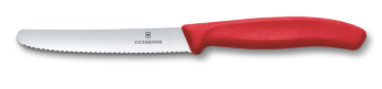 Tomaten-​ und Wurstmesser 11 cm, mit Wellenschliff