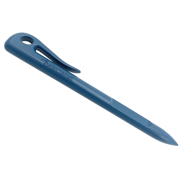 Detektierbarer PDA Stylus mit Clip, blau