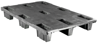 EG1 Lagana export plastična paleta 1.200 x 800 mm, zatvorena paluba, 9 stopa